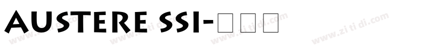 Austere SSi字体转换
